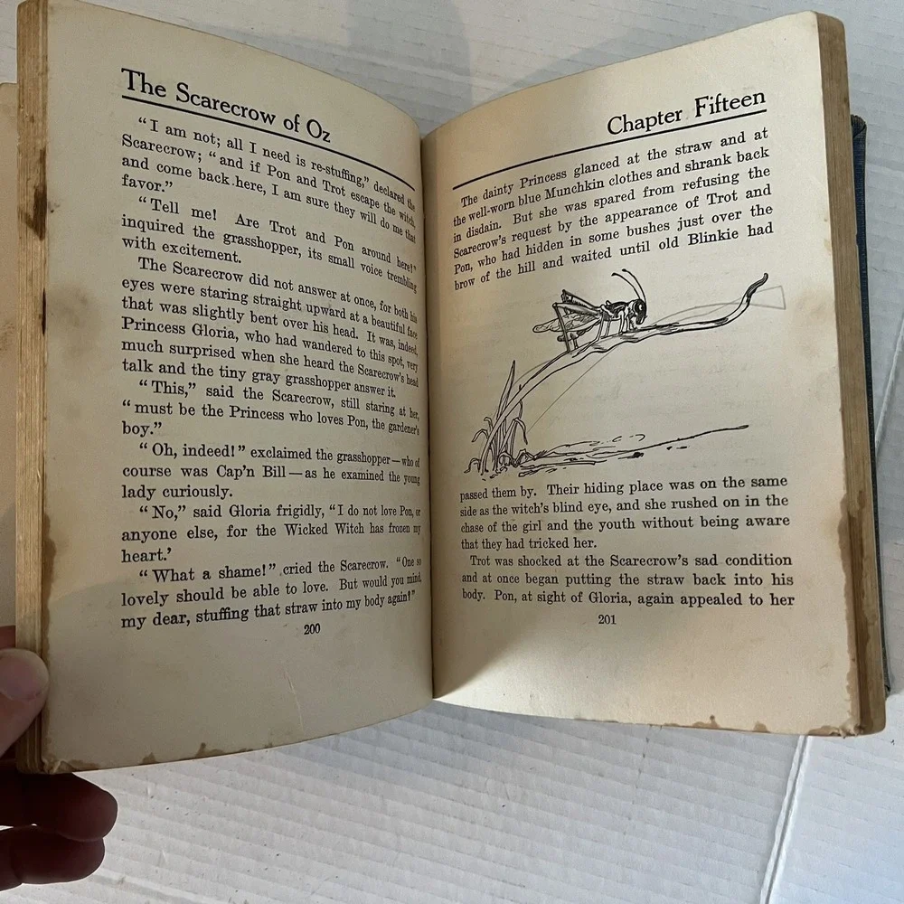 The Scarecrow of Oz,  L Frank Baum Edition 1915 Illustrations John Neill